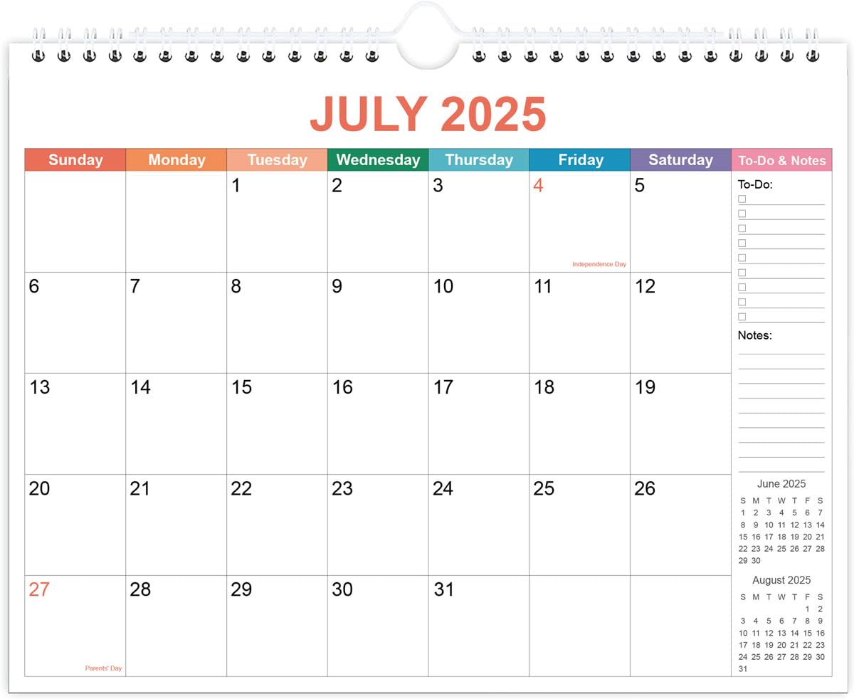 Calendar 2024 - Wall Calendar from January 2024 - December
